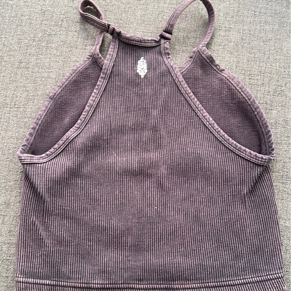 🍁SOLD🍁Happiness Runs Crop Tank Sz. M/L Color: Vintage black - Picture 3 of 7